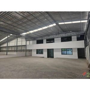 ให้เช่าโรงงานพื้นที่สีม่วง 1500ตร.ม.พร้อมออฟฟิศย่านพุทธมณฑลสาย4อ้อมน้อยกระทุ่มแบ