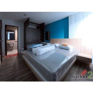 G Condo ตึก C เฟส 1 หลบเสียงทางระไฟ 32 ตร.ม. (ไม่ใช่ห้องเล็กสุด) ใจกลางเมืองศรีร