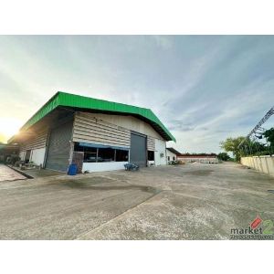 BR 1715 ให้เช่าโกดัง 1,000 ตรม. มีออฟฟิศ ไทรน้อย บางใหญ่ นนทบุรี รถใหญ่ 10ล้อ พ่