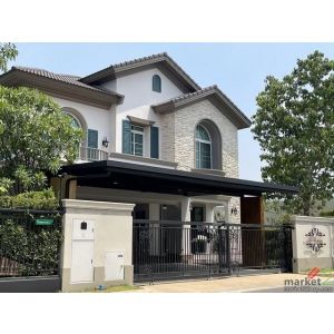 HR 9715 ขาย ให้เช่่าบ้านหรูแปลงมุม 108 ตร.ว. 4 ห้องนอน โครงการ นันทวัน รามอินทรา