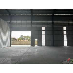 ให้เช่าโกดังสร้างใหม่ 672 ตร.ม ลำลูกกา คลอง 6 ทำเลทอง ใกล้มอเตอร์เวย์ เดินทางง่า