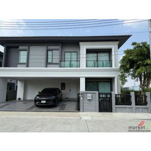 BH3951 ให้เช่าบ้านเดี่ยว Britania บางนา ศรีวารี แปลงมุม หลังใหญ่สุด 4 ห้องนอน