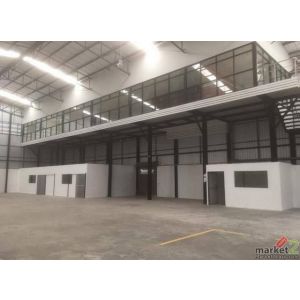 BR 1730 ให้เช่าโกดัง 1,300 ตรม. พร้อมสำนักงาน รามอินทรา ใกล้ทางด่วน รถเทรลเลอร์ 