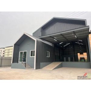 ให้เช่าโรงงาน 345 ตร.ม. พร้อมออฟฟิศ ย่านนวนคร คลองหลวง ปทุมธานี พื้นที่สีม่วงเข้