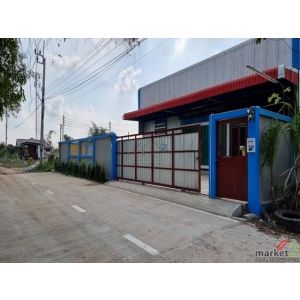 BR 1735 ให้เช่าโกดังพร้อมออฟฟิศ Stand alone 450 ตรม. ถนนคุ้มเกล้า ลาดกระบัง 