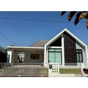 บ้านสวยชั้นเดียว บ้านสภาพใหม่ ทำเลดี พร้อมเข้าอยู่ สันทราย