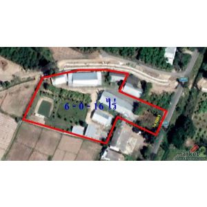  ขายที่ดินพร้อมสิ่งปลูกสร้าง  เนื้อที่ 6  ไร่ 16 ตรว  ต ร้องวัวแดง  สันกำแพง เชี