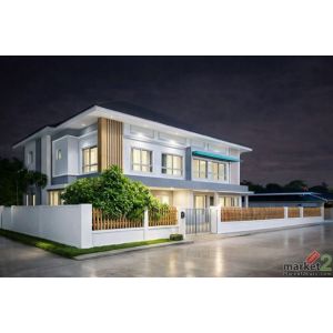 บ้านคลองสวน  800 ม. โลตัส ประชาสามัคคี 3 นอน 2 น้ำ 35 ตร.ว. 140 ตร.ม. บ้านแฝด 2 