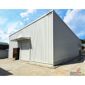 BR 1736 ให้เช่าโกดัง 288 ตารางเมตร ลานปูน 700 ตารางเมตร เหมาะเก็บสินค้า กรุงเทพก