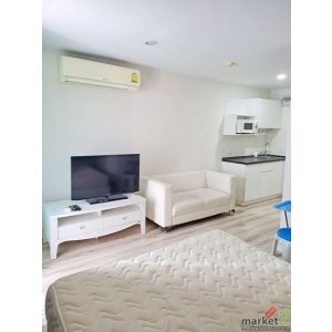 ห้อง Studio ตึกA ชั้น4 25ตร.ม. เครื่องใช้ไฟฟ้าครบ S9 Condo ค.ซักผ้า  ถ.ราชพฤกษ์ 
