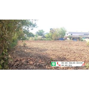 ขายที่ดินถูกถมแล้ว 200 ตรว. แปลงหัวมุม ขยายที่ดินเพิ่มได้อีก 200 วา ถนนราชพฤกษ์ 