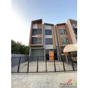 ขายโฮมออฟฟิศ 3 ชั้น 91.4 ตร.ว. หลังมุม พร้อมโกดัง ซอยกัตนา บางใหญ่ นนทบุรี