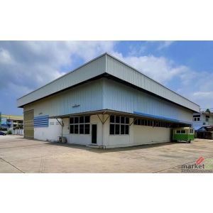 BR 1750 ให้เช่าโกดัง 600 ตรม. 1 ออฟฟิศ 4 ห้องน้ำ ลานจอดรถ 720 ตารางเมตร บ้านสวน 