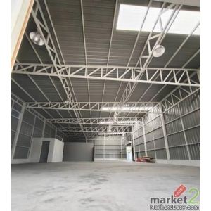 BST1069 ให้เช่าโกดังพร้อมลานปูน กรุงเทพกรีฑาตัดใหม่ ใกล้สนามบินสุวรรณภูมิ พื้นที