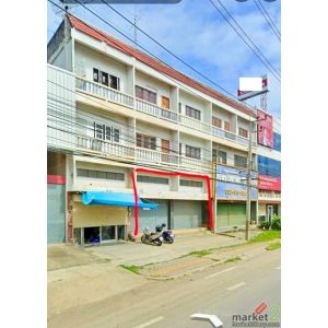 ตลาดเบิร์ดคลองถม 250 ม. อาคารพาณิชย์ 2 คูหาโลตัส ราชบุรี 2 กม. ให้เช่าชั้นล่าง 2