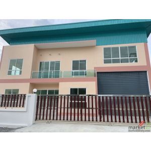 BST1072 ขายโรงงานใหม่ พื้นที่สีม่วง อ้อมใหญ่ ไร่ขิง นครปฐม ขนาด 1 ไร่ พร้อมสำนัก