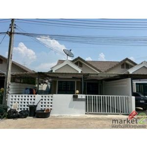 บ้านแฝดทำเลดี ขายบ้านแฝดชั้นเดียว โครงการลลิตาวิลล์ หนองตำลึง พานทอง ชลบุรี 