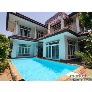 ขายบ้านเดี่ยว บางแวก–ทวีวัฒนา พื้นที่ 150 ตร.วา บ้านสไตล์รีสอร์ท พร้อมสระว่ายน้ำ