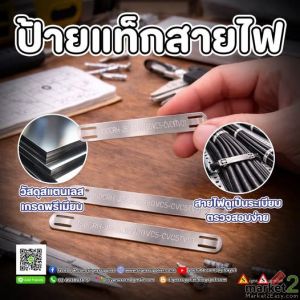 ป้ายแท็กสายไฟ