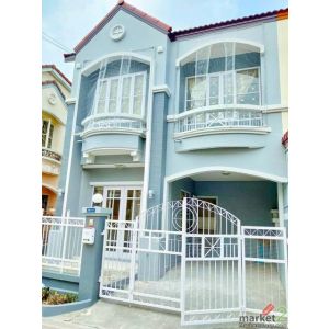 ทาวน์โฮม 2 ชั้น หัวมุม 3นอน 2น้ำ 37ตร.วา. 300 ตร.ม.กระทุ่มล้ม บางกระทึก ใกล้ เดอ