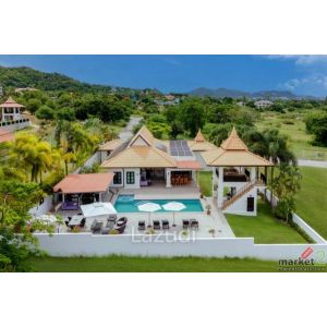 5 Bed 6 Bath Bali Style Pool Villa for Sale - Banyan Residences Hua Hin  Massive