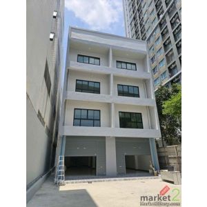 รหัสC7122 ให้เช่าอาคารพาณิชย์ขนาดใหญ่ 4ชั้น 2คูหา ใกล้สถานีเตาปูน ติดถนนใหญ่ เหม