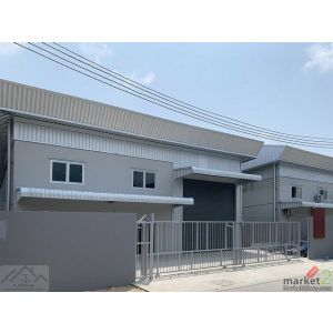 ให้เช่าโกดังสร้างใหม่พร้อมออฟฟิศ 450 ตรม. ถนนแพรกษา สมุทรปราการ จดนิติบุคคลได้ ข