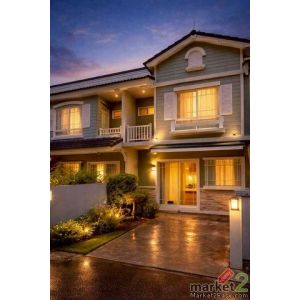 ทาวน์โฮม 2 ชั้น สไตล์ Modern Vintage เฟอร์นิเจอร์ครบ สันทราย