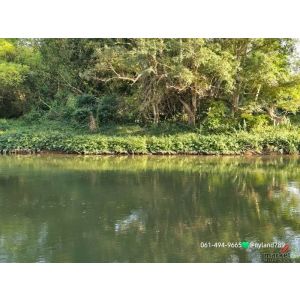 ขายที่สวยติดแม่น้ำนครนายก ต.สาริกา อ.เมืองนครนายก เจ้าของปรับพื้นที่สวย รถวิ่งได