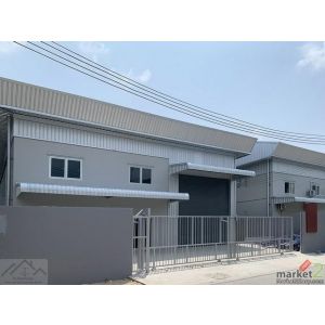 BR 1765  ให้เช่าโกดังสร้างใหม่พร้อมออฟฟิศ 450 ตรม. ถนนแพรกษา สมุทรปราการ จดนิติบ