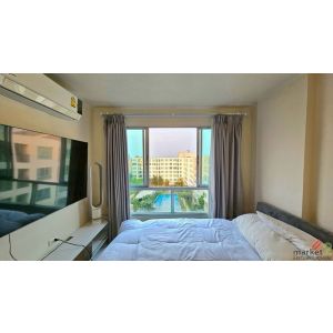 ขาย ดีคอนโด นิม Dcondo nim วิวสระ ใกล้เซ็นทรัลเฟส ชั้น 8 ตึก A หิ้วกระเป๋าเข้าอย