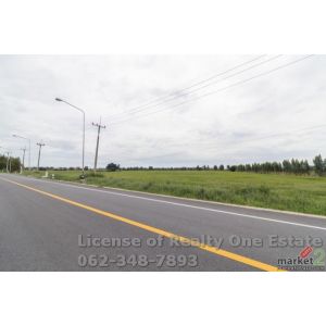 ขายที่ดิน สุพรรณบุรี  ติดถนนหน้ากว้าง ใกล้ตลาดบางลี เนินพระปรางค์ อ.สองพี่น้อง ท