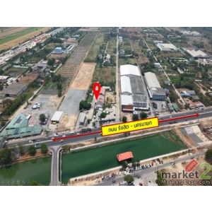 ขายที่ดินพร้อมสิ่งปลูกสร้าง 3ไร่กว่า ใกล้ ม.ราชมงคลธัญบุรี ฝั่งเดียวกับฟิวเจอร์พ