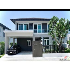 ขายบ้านเดี่ยว 2 ชั้น 62 ตรว. 4 ห้องนอน โครงการมัณฑนา2 บางนา กม.7 (Mantana 2 Bang