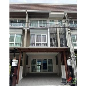 HR 9844 ให้เช่าทาวน์โฮม 3 ชั้น 3 ห้องนอน 3 ห้องน้ำ พร้อมเฟอร์นิเจอร์ ติดถนนราชพฤ