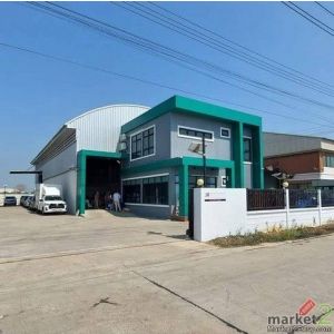 ให้เช่าโรงงาน  488 ตารางเมตร ออฟฟิศ 2 ชั้น นราภิรมย์ อำเภอบางเลน นครปฐม รถใหญ่เข