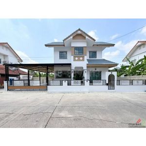 ขายบ้านเดี่ยว 2 ชั้น ม.ประภาวรรณ มีนบุรี กรุงเทพ เนื้อที่ 59 ตรว 4นอน 2น้ำ หลังบ