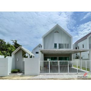 บ้านใหม่ให้เช่า 35,000/เดือน #โซนแม่โจ้–#สันทราย บ้าน 2 ชั้น พื้นที่กว้าง เฟอร์น
