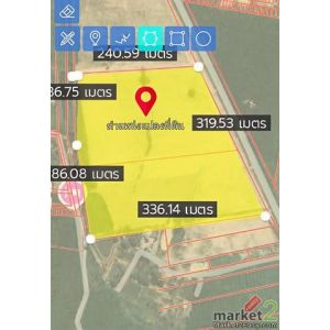 ขายที่ดินปลวกแดงระยอง ขายที่ดินระยอง 30 ไร่ (มี 2 โฉนด)  ผังสี ตำบลมาบยางพร ปลวก