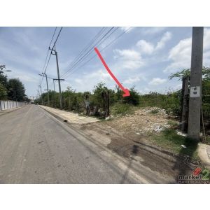 ขายด่วน ที่ดินถมแล้ว 5 ไร่ ผังสีม่วงลาย แปลงสวย ทำเลดี ถนนท้ายบ้าน ซอยเทศบาลบางป
