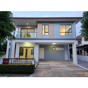 ขายบ้านเดี่ยว 2 ชั้น หมู่บ้านธนาวิลเลจ 2 พระราม 5-บางใหญ่ นนทบุรี