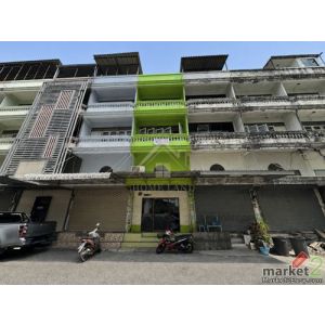 อาคารพาณิชย์ 3 ชั้น หลังการไฟฟ้า บางกรวย - ไทรน้อย (สภาพใหม่ ทั้งหลัง)