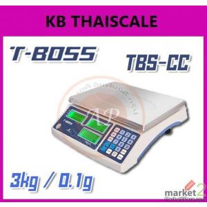 เครื่องชั่งนับจำนวน ตาชั่งนับจำนวนเเบบตั้งโต๊ะ 3kg T-BOSS รุ่น TBS-CC