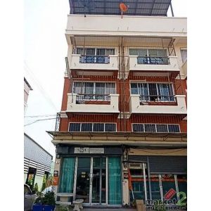 ขายอาคารพาณิชย์ 3.5 ชั้น ทรัพย์รุ่งเรืองบางปู เนื้อที่ 22 ตารางวา พร้อมชั้นดาดฟ้