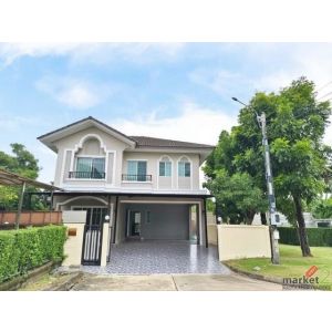 ขาย บ้านเดี่ยวภัสสร เพรสทีจแปลงริมติดสวน  บ้านไม่ต้องซ่อม 3 ห้องนอน 3 ห้องน้ำ 89