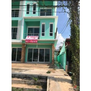 ขายถูกมาก ผ่อนตรงได้!! อาคารพาณิชย์ 3 ชั้น ติดถนน 4 เลน อ.กันทรวิชัย มหาสารคาม