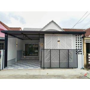ขายบ้านชั้นเดียว หมู่บ้านนันทวัน5 ซอยเลียบวารี11 บ้านสวย ทำเลดี เนื้อที่ 26.8 ตร