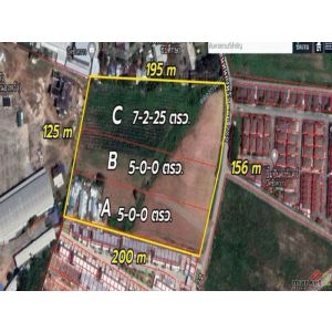 ขายที่ดินศรีราชา ตำบลบึง 17 ไร่ ทำเลดี ใกล้มอเตอร์เวย์ ผังสีส้ม TP-L2396
