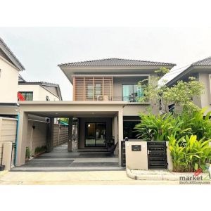 รหัสC7236 ให้เช่าบ้านเดี่ยว 2ชั้น หมู่บ้านAreeya Como Botanica บางนา 1 บ้านตกแต่