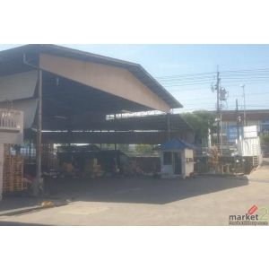 BR 1905 ให้เช่าโรงงานไม้ พื้นที่สีแดง 5 ไร่ ใช้สอยใด้เต็มพื้นที่ 8,000 ตรม. มี ร